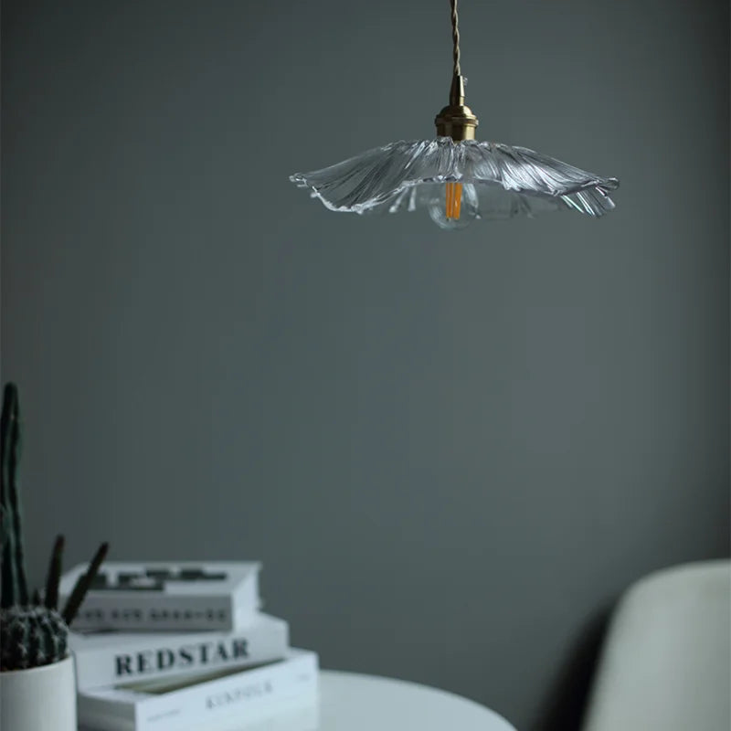 BowLift | FloraShine Light - Elegant Flower Glass Pendant Lamp