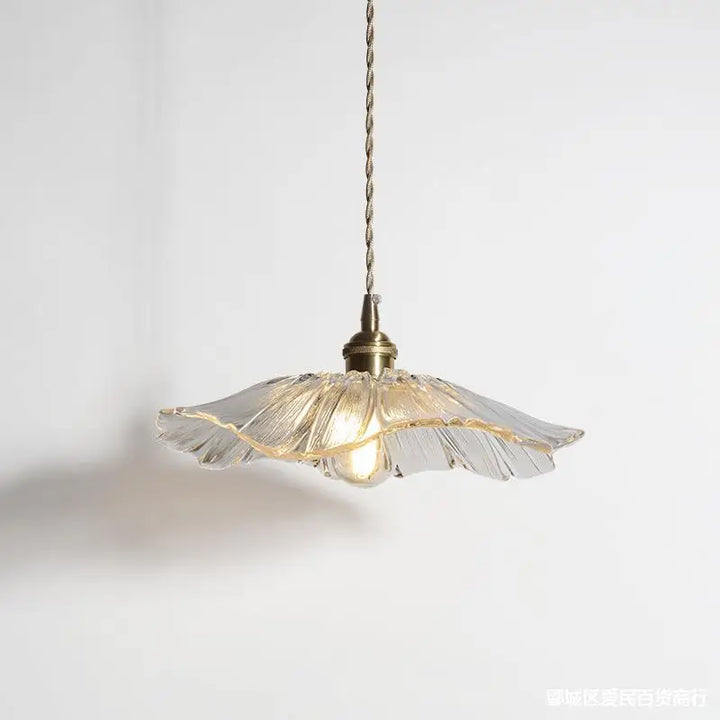 BowLift | FloraShine Light - Elegant Flower Glass Pendant Lamp