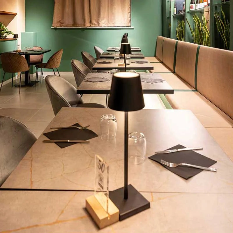 BowLift | Luminara™ | Modern Rechargeable LED Wireless Table Lamp | Portable Lighting for Home, Office & Outdoor Use