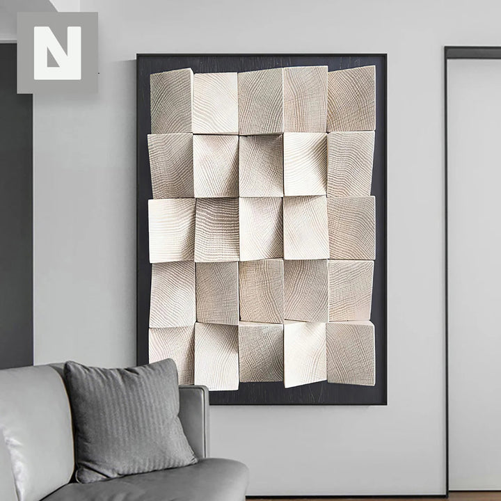Modern Aesthetics Abstract 3D Effect Wall Art Fine Art Canvas Prints Pictures For Living Room Bedroom Contemporary Interior Decor | Bowlift