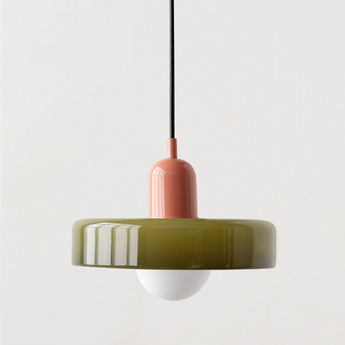 Bauhaus Colorful Glass Pendant Lamp - Modern Design Lamp for Living Room and Dining Room | Bowlift