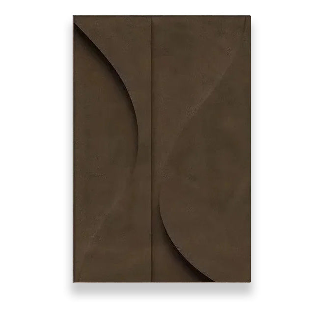 Modern Minimalist Flat Geometric Lines Wall Art Fine Art Canvas Prints Retro Brown Abstract Pictures For Living Room Contemporary Interior Decor | Bowlift