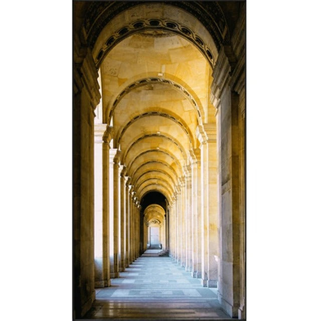 Modern Abstract Minimalist Arches Architecture Wall Art Fine Art Canvas Prints Pictures For Entrance Hall Foyer Living Room Home Office Decor | Bowlift