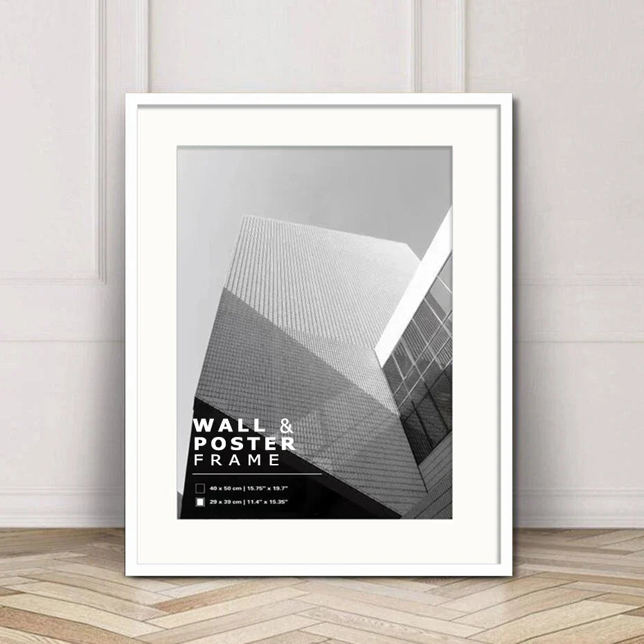 Modern Metal Picture Frames 13x18 15x20 A4 21x30 30x40cm 40x50cm 50x70 Frames For Canvas Prints With Plexiglass | Bowlift