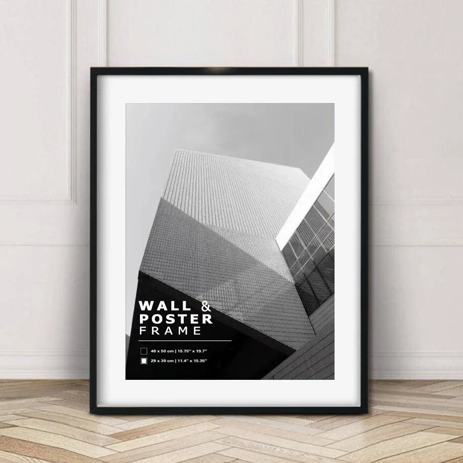 Modern Metal Picture Frames 13x18 15x20 A4 21x30 30x40cm 40x50cm 50x70 Frames For Canvas Prints With Plexiglass | Bowlift
