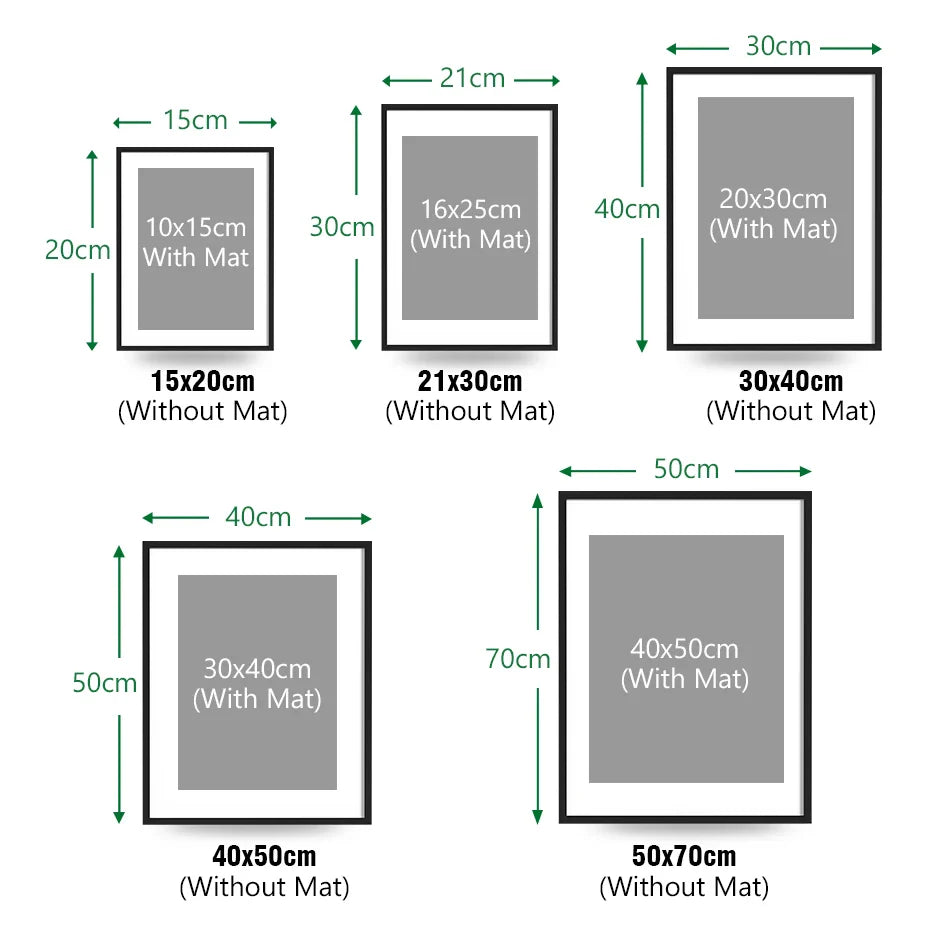 Modern Metal Picture Frames 13x18 15x20 A4 21x30 30x40cm 40x50cm 50x70 Frames For Canvas Prints With Plexiglass | Bowlift