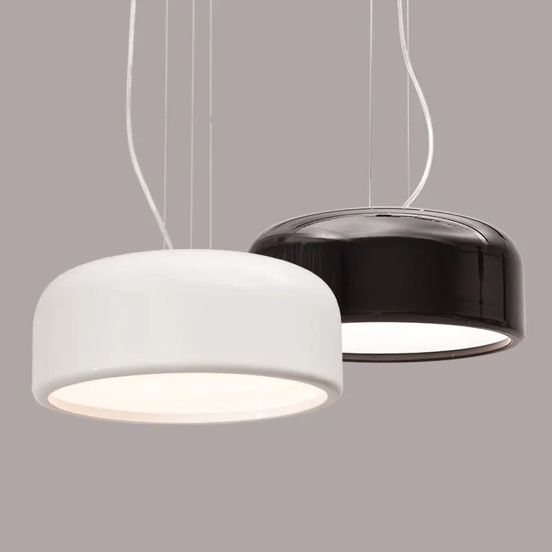 Modern drop-shaped pendant light, designer LED hanging lamp for dining room & kitchen | Bowlift