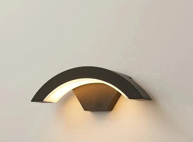LED wall light with motion sensor - weatherproof body induction light, energy-saving, ideal for outdoor use and security | Bowlift