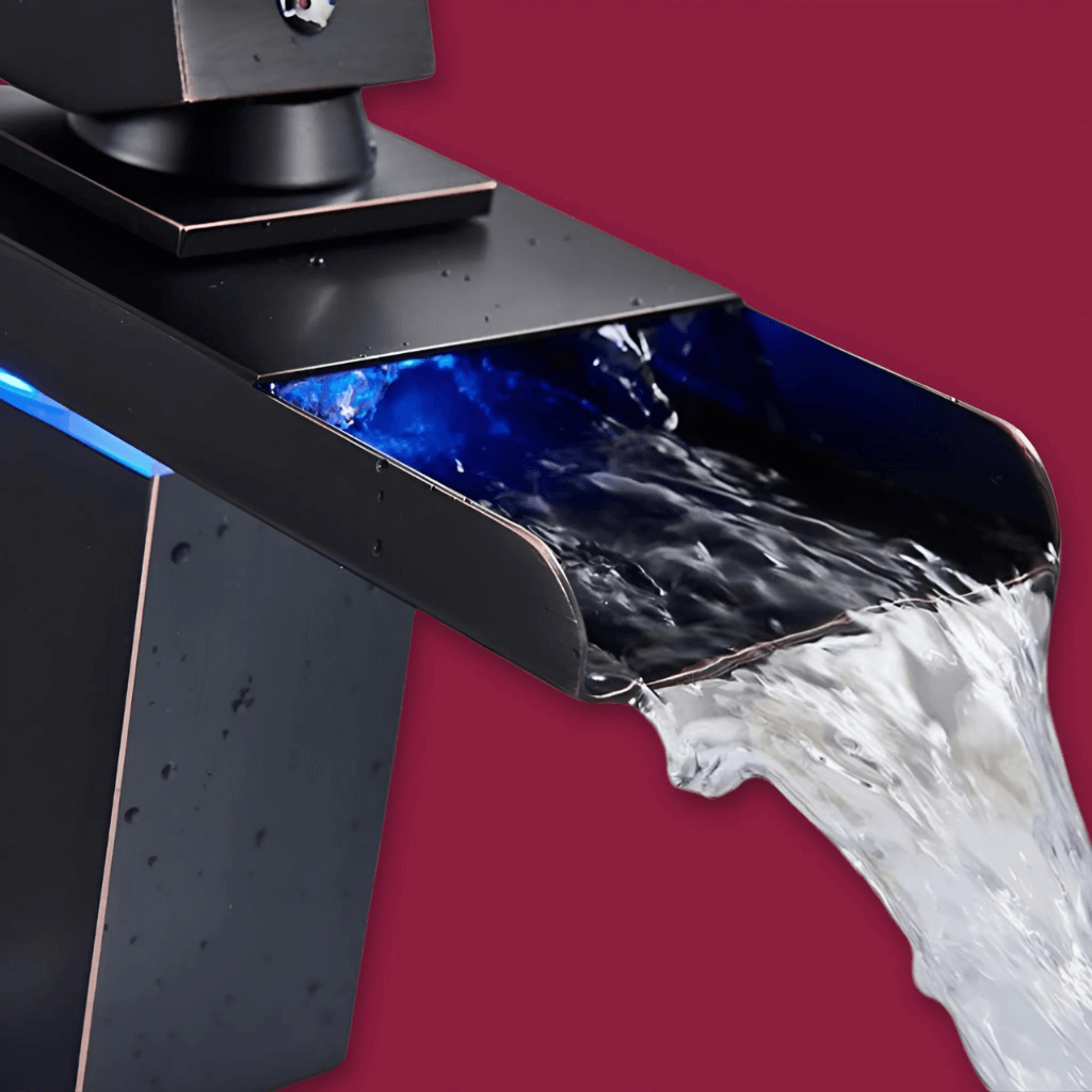 BowLift | Elegant LED Waterfall Faucet - for Luxury Bathrooms