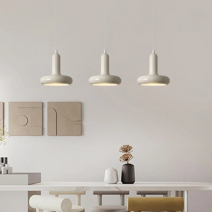 WaveGlow - Modern LED Pendant Light - AdjustaBowlifte Length for Kitchen | Bowlift