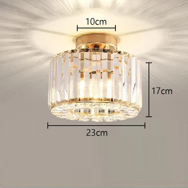 Luxury Crystal Ceiling Lamp - Modern Shine for Living Room, Bedroom & Hall | Bowlift