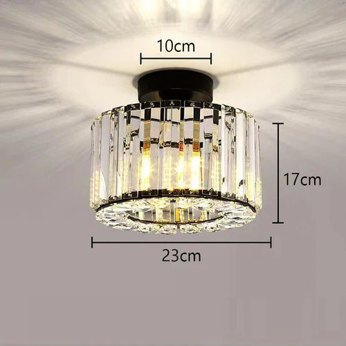 Luxury Crystal Ceiling Lamp - Modern Shine for Living Room, Bedroom & Hall | Bowlift