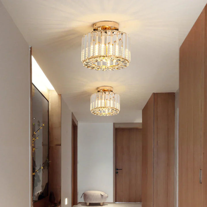 Luxury Crystal Ceiling Lamp - Modern Shine for Living Room, Bedroom & Hall | Bowlift