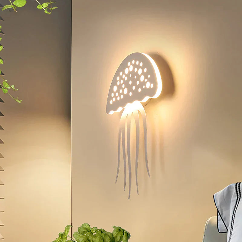 BowLift | QualleGlow | Exclusive LED wall lamp in the shape of a jellyfish