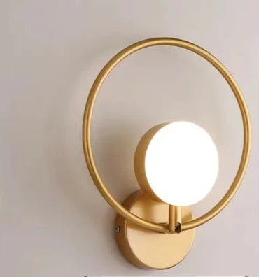Modern LED Wall Lamp with Sphere Glass - Stylish Wall Light for Bedroom & Living Room | Bowlift