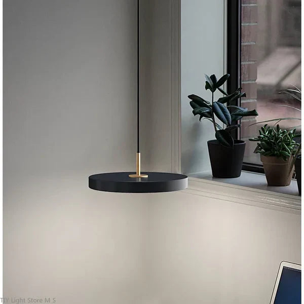 NordLumen Wooden Pendant Light Bowlift