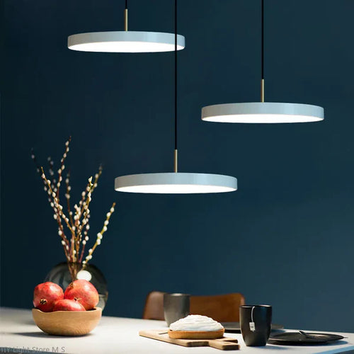 NordLumen Wooden Pendant Light Bowlift