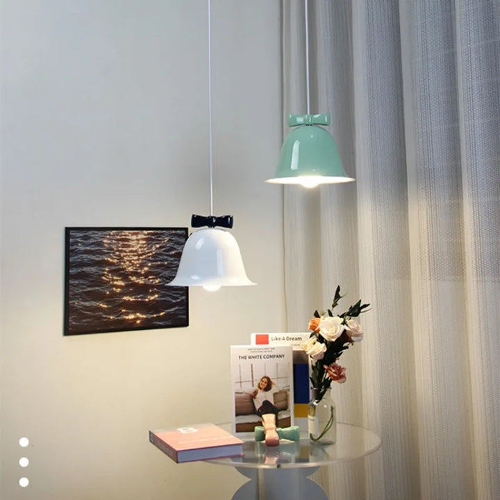 ElegantBow – Modern Bow LED Pendant Lamp for Atmospheric Lighting Bowlift