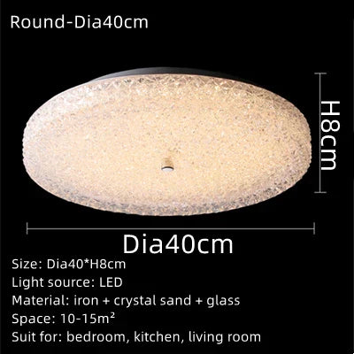 Elegant LED Chandelier – Modern Ceiling Light with Crystal for Living Room and Bedroom | Bowlift