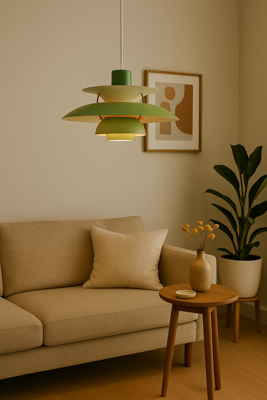 BowLift | Modern LED Ceiling Lamp Round – Dimmable & Durable – Stylish Lighting for Living Room, Dining Room & Office
