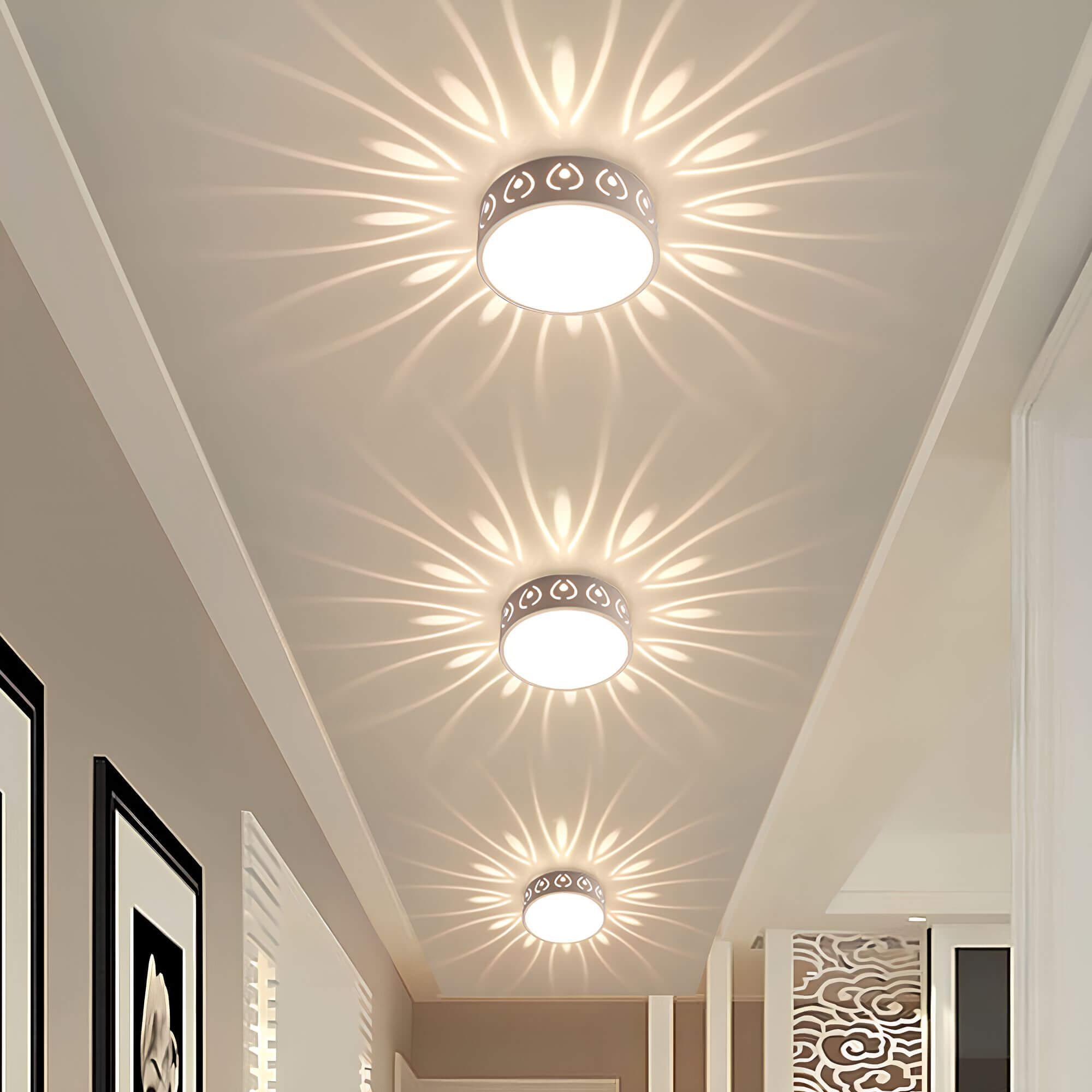 BowLift | Modern LED ceiling light - for entrance, hallway and balcony