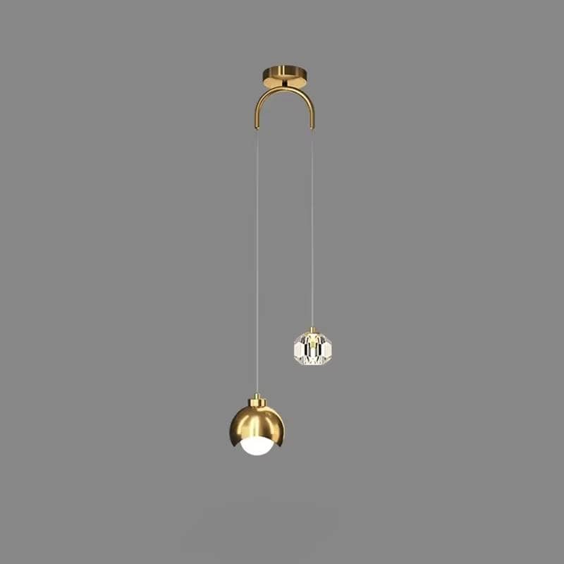 BowLift | Modern Crystal Pendant Light | Elegant Hanging Lamp for Living Spaces
