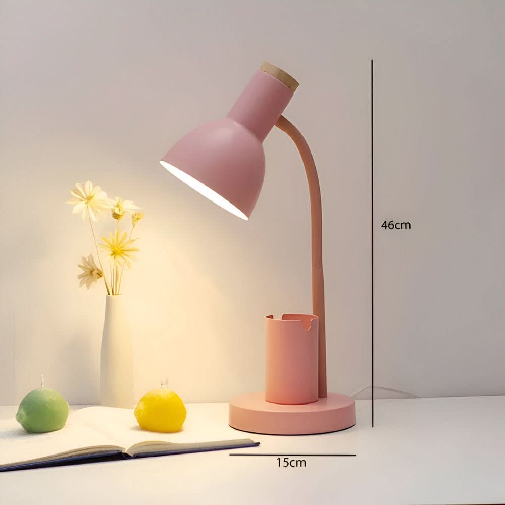 BowLift | Modern LED Desk Lamp with Pen Holder for Desk & Home
