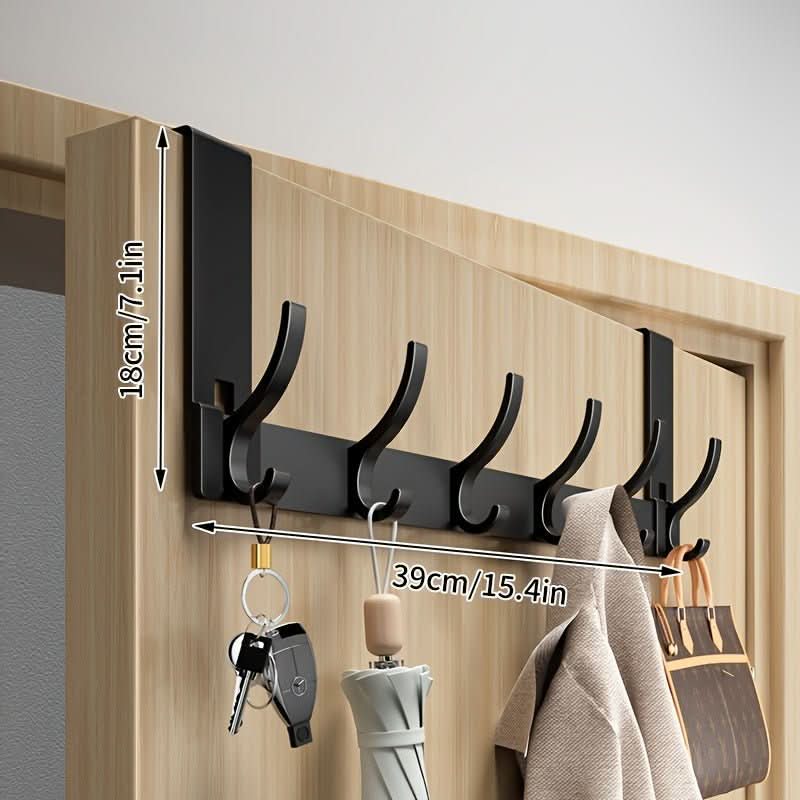 BowLift | de-Deur Haak - Modern aluminium door hooks for stylish & space-saving storage