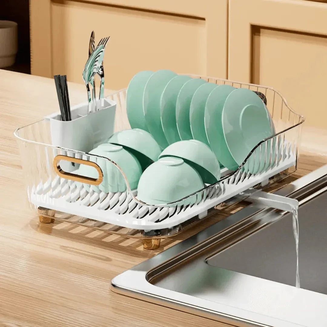 BowLift | Draining rack for dishes with drainage and modern design