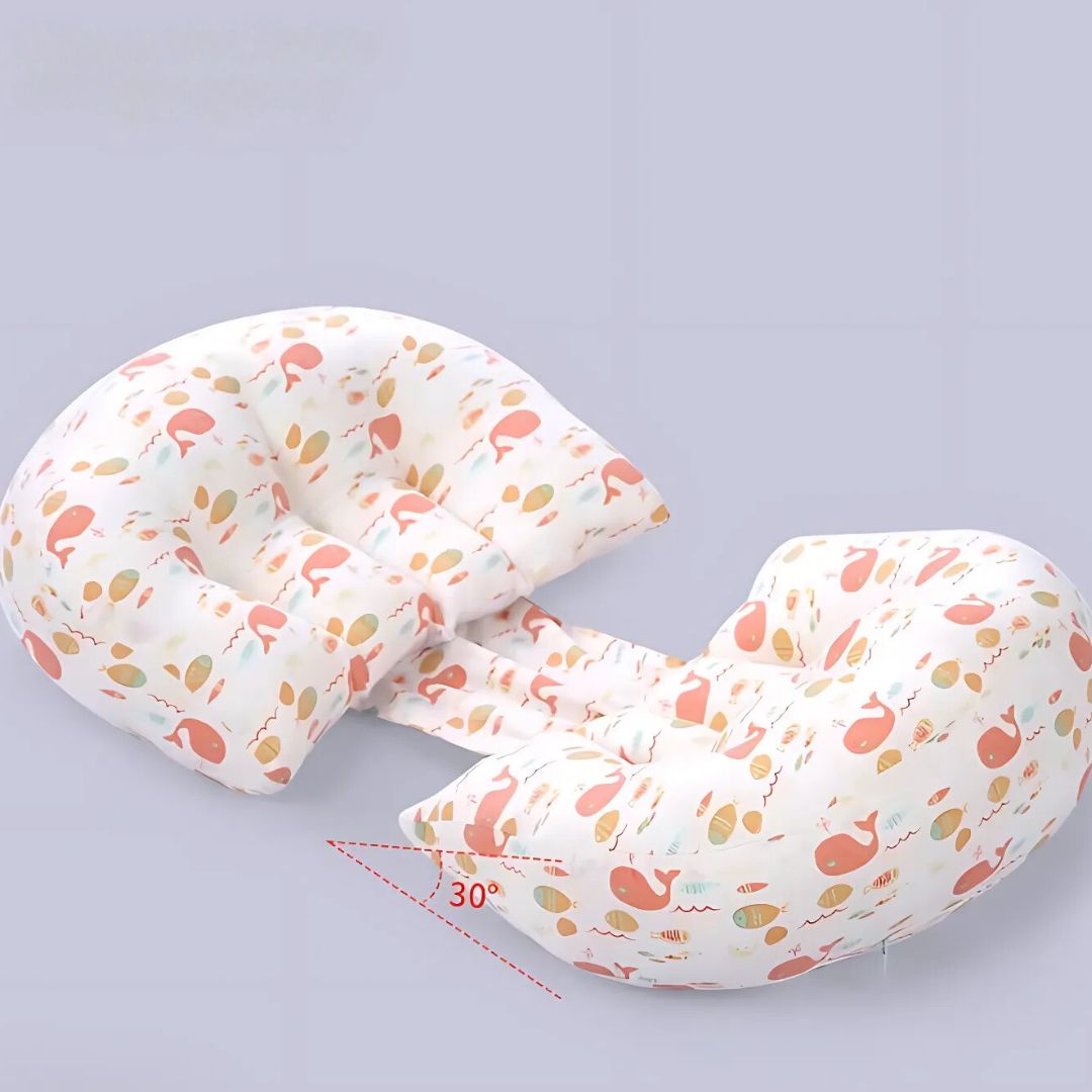 MomEase Comfort Best Maternity Pillow | Pillow for Pregnant Women - Side Sleeping and Postpartum Recovery - Pregnancy Sleep Pillow Bowlift