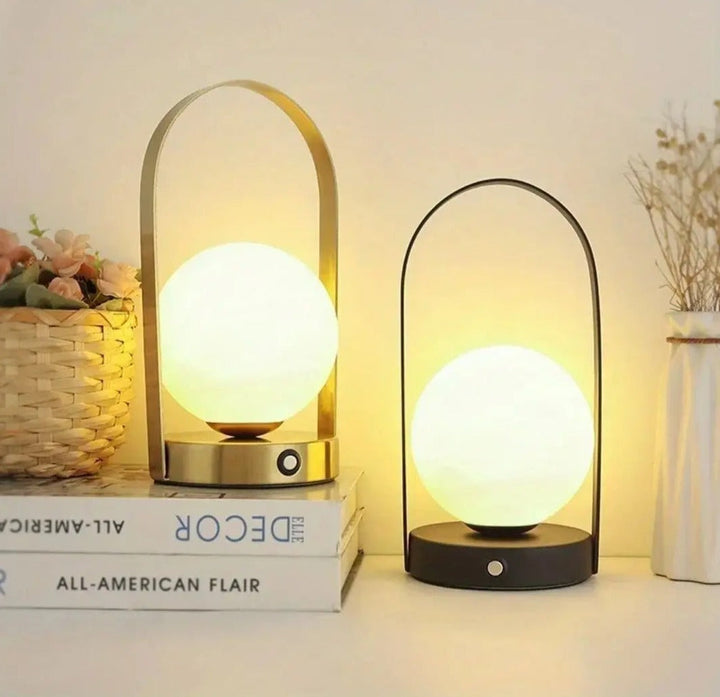 BowLift | Stylish Portable LED Table Lamp with Touch Control and Rechargeable Battery