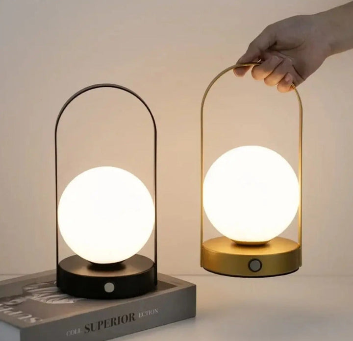 BowLift | Stylish Portable LED Table Lamp with Touch Control and Rechargeable Battery