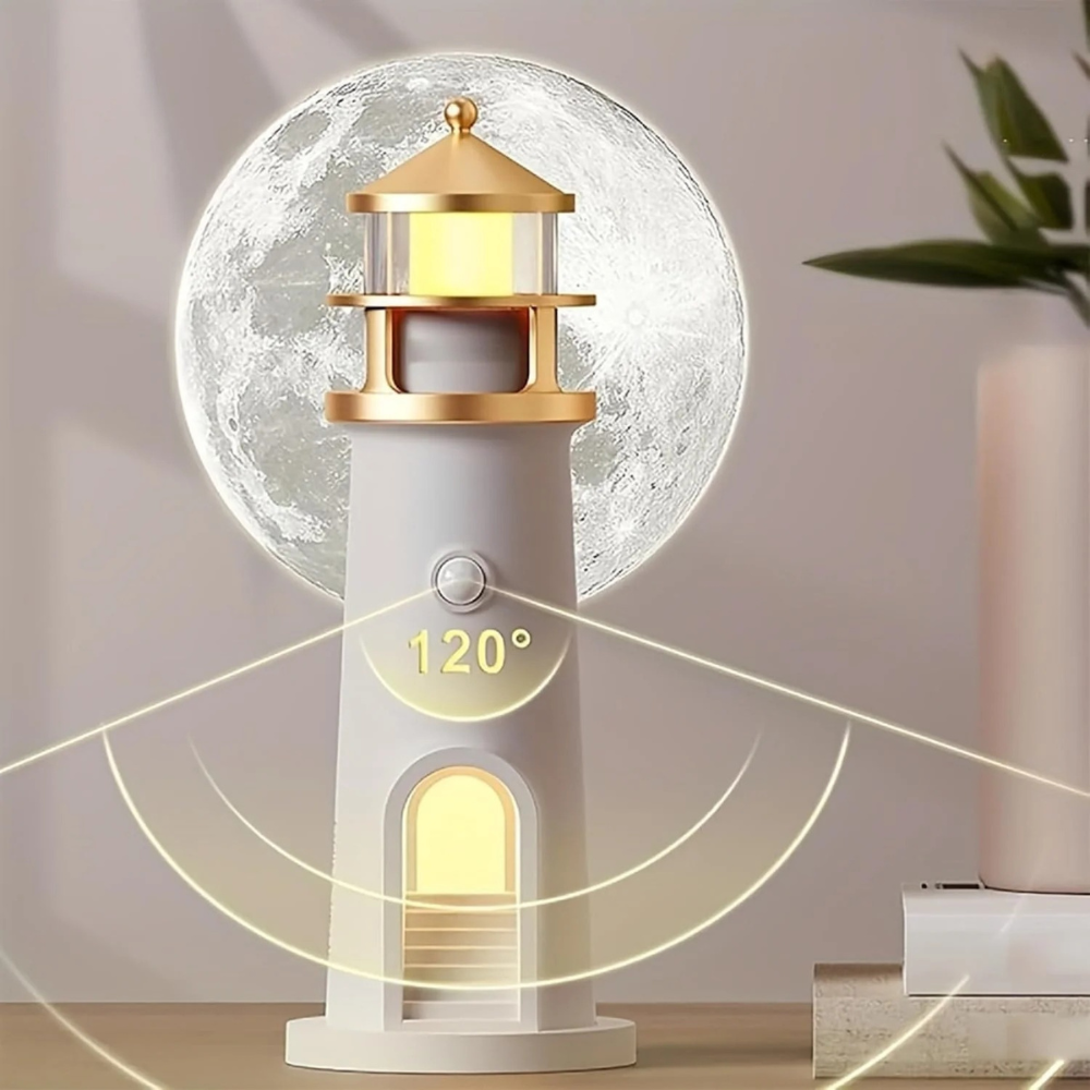 BowLift | Moon Lamp Night Light Lighthouse Design Bedroom Decor