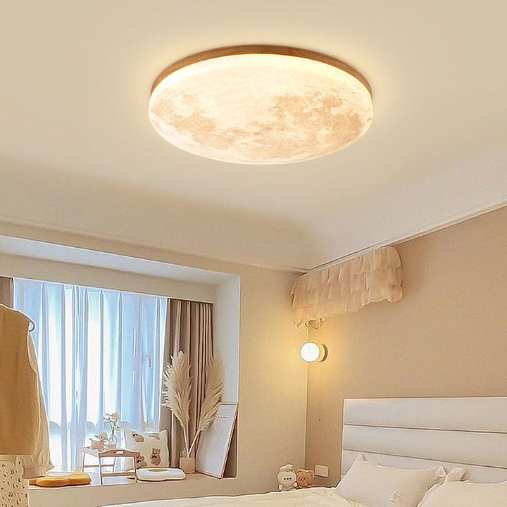 Moon Round | Minimalistic round LED ceiling light | Bowlift
