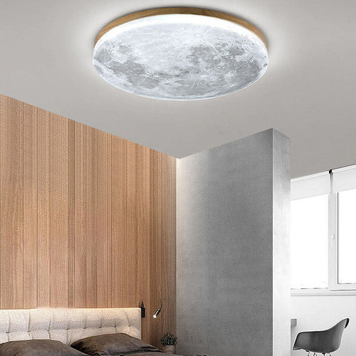 Moon Round | Minimalistic round LED ceiling light | Bowlift