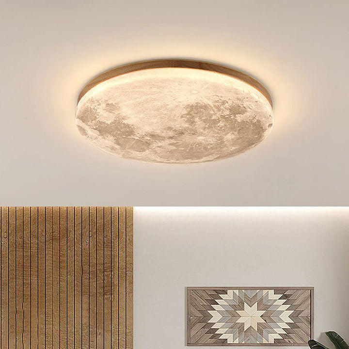Moon Round | Minimalistic round LED ceiling light | Bowlift