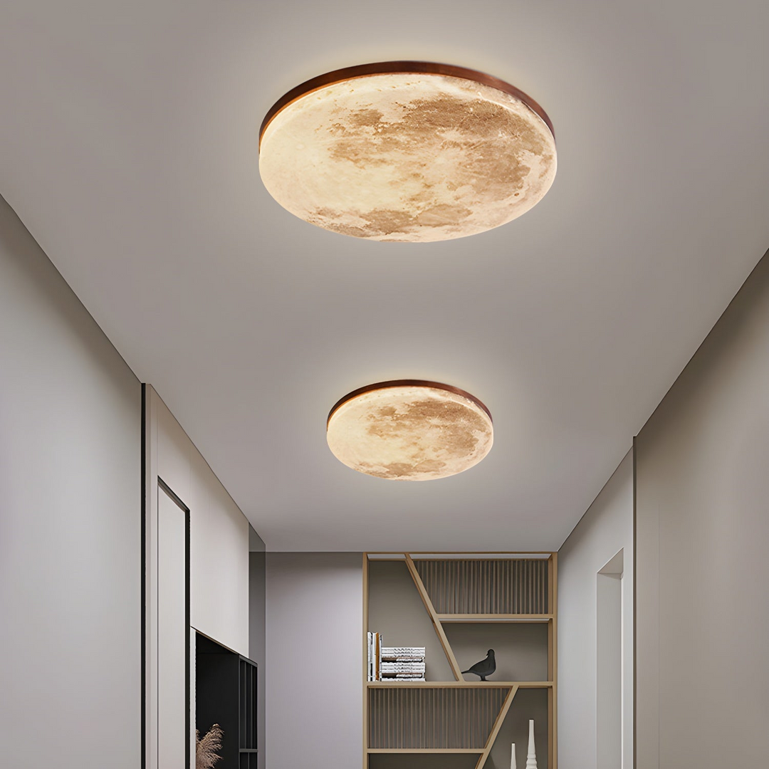 Moon Round | Minimalistic round LED ceiling light | Bowlift