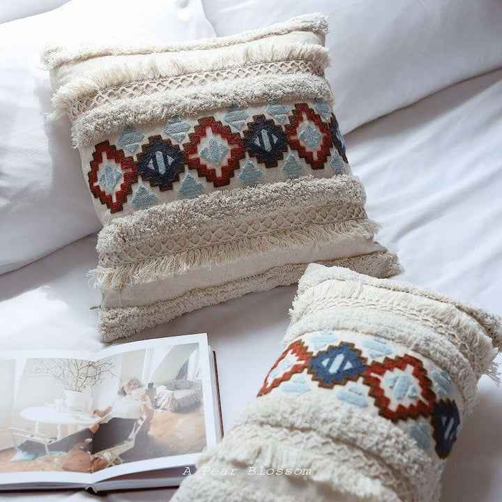 Morocco Tufting Ivory Cushion Cover Bowlift