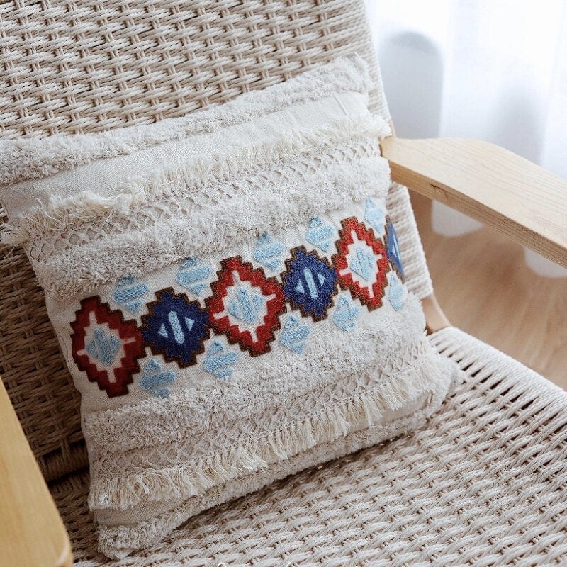 Morocco Tufting Ivory Cushion Cover Bowlift
