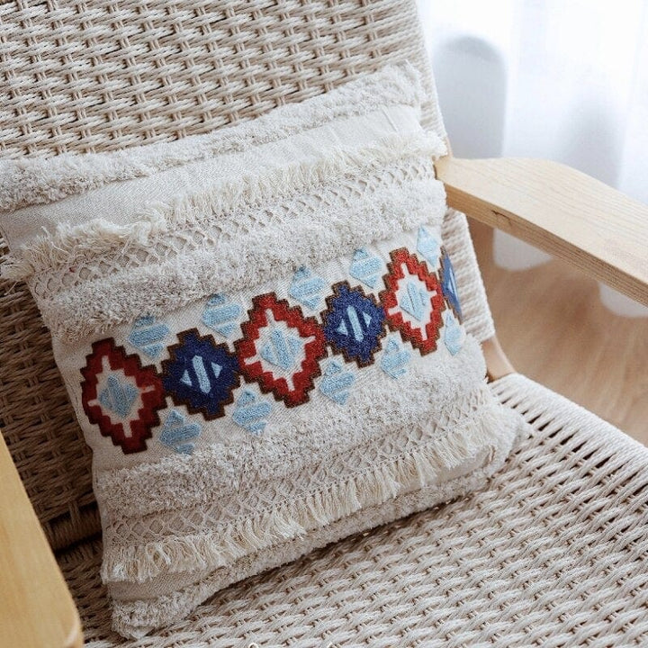 Morocco Tufting Ivory Cushion Cover Bowlift