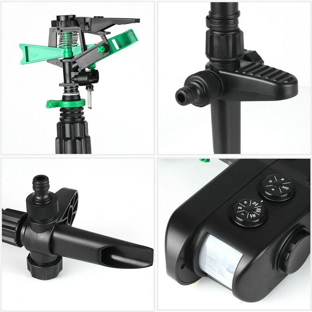 BowLift | Motion Activated Deer Repellent Sprinkler - Solar Powered Animal Deterrent for Gardens & Lawns