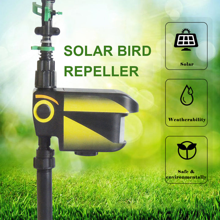 BowLift | Motion Activated Deer Repellent Sprinkler - Solar Powered Animal Deterrent for Gardens & Lawns