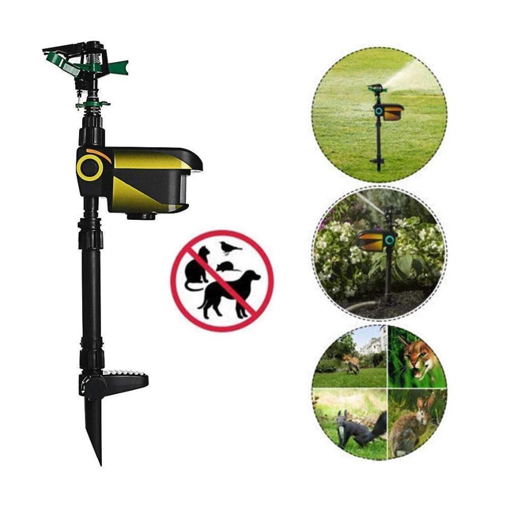 BowLift | Motion Activated Deer Repellent Sprinkler - Solar Powered Animal Deterrent for Gardens & Lawns