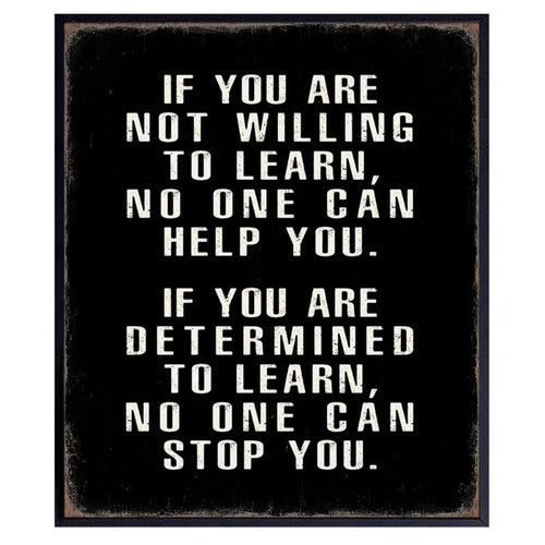 Wall Art & Decor Motivational Poster | Bowlift
