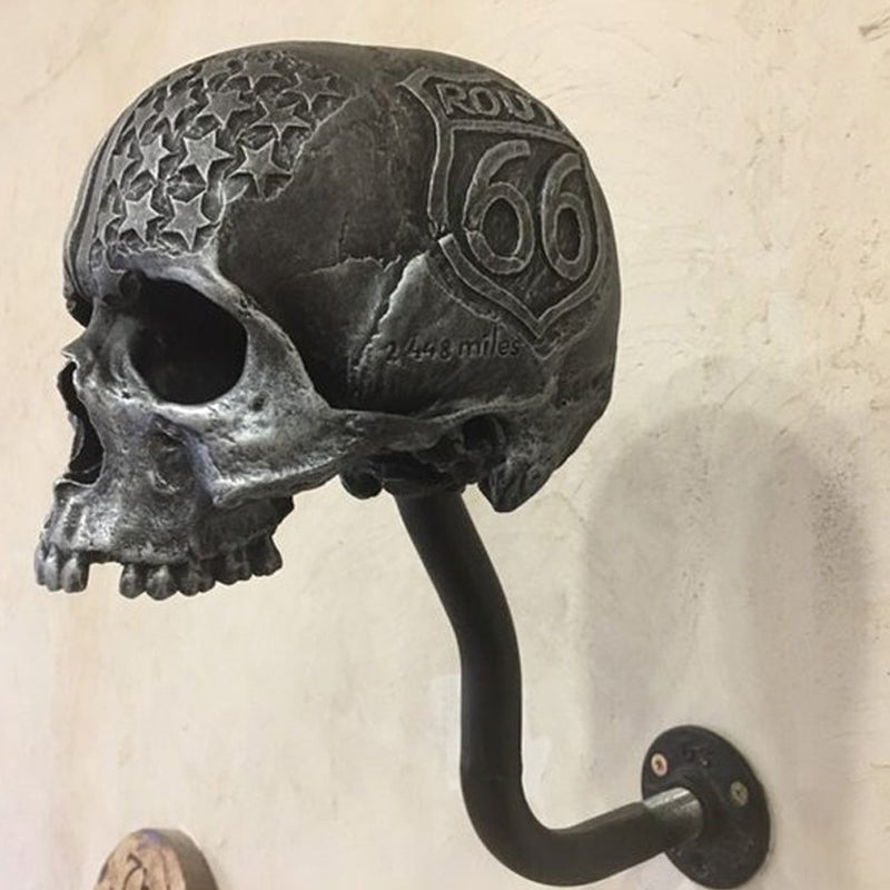 Skull Motorcycle Helmet Holder | Bowlift