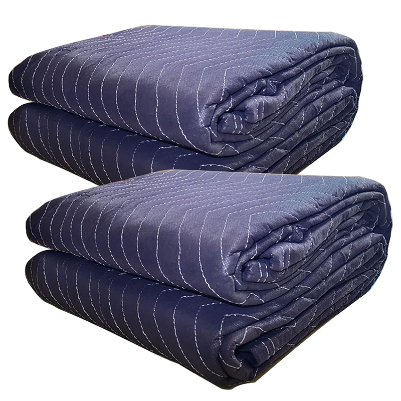 BowLift | 2 Pack 80 x 72" Moving Blankets Heavy Duty,Large Packing Blankets for Moving Furniture Protection