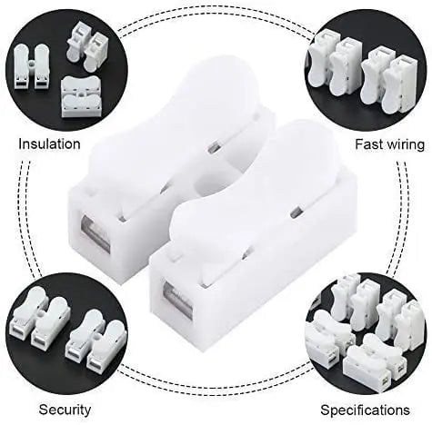 BowLift | Effortless Push Wire Connectors (55 pieces) – Safe & Reliable Electrical Connections