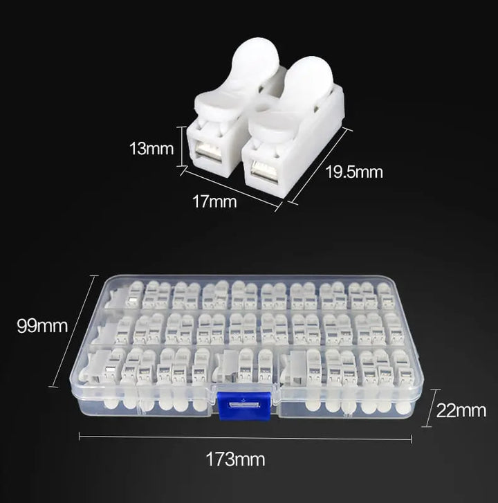 BowLift | Effortless Push Wire Connectors (55 pieces) – Safe & Reliable Electrical Connections