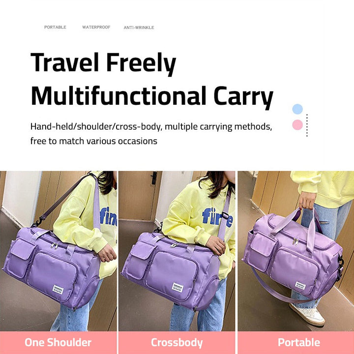 Travique Waterproof Sports and Travel Bag with Multiple Pockets | Bowlift