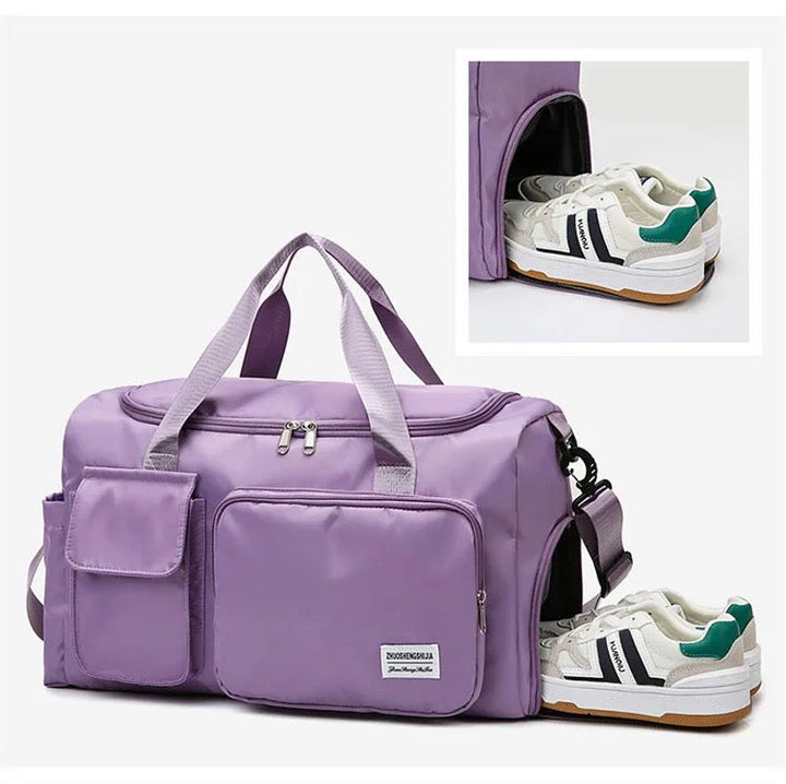 BowLift | Traventix Travel Bag with Multiple Compartments | Waterproof & Lightweight | Sports, Fitness & Weekend Bag for Men & Women